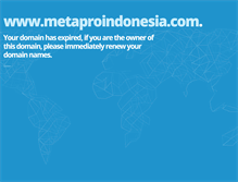 Tablet Screenshot of metaproindonesia.com